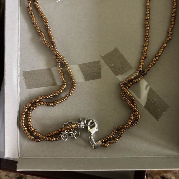 Hand Blown Glass Necklace Earrings Set Circle Multicolor Jewelry Accessory New - Picture 4 of 4